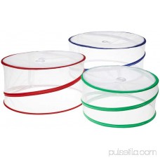 Handy Gourmet JB4579 Set of 3 Collapsible Food Covers Red, Blue, Green 564841472